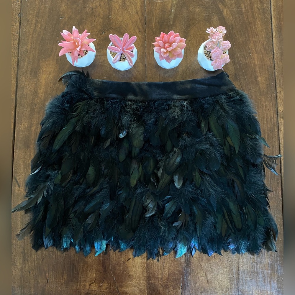 Out of Stock Revolve BLAQUE LABEL Feather Skirt